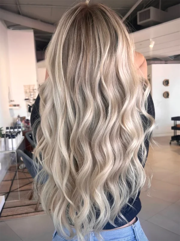 S0476372a0d1045c2886ca1f9a52bed21m.webp 13x4 Lace Front Wig for White Women Long Body Wavy Synthetic Wigs Balayage Platinum Ash Blonde Luxury Lace Wig High Heat Firbe