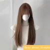 Synthetic Long Body Wave Black And Gray Ombre Cosplay Wigs White Blonde for Women Long Wavy Hair Natural Lolita